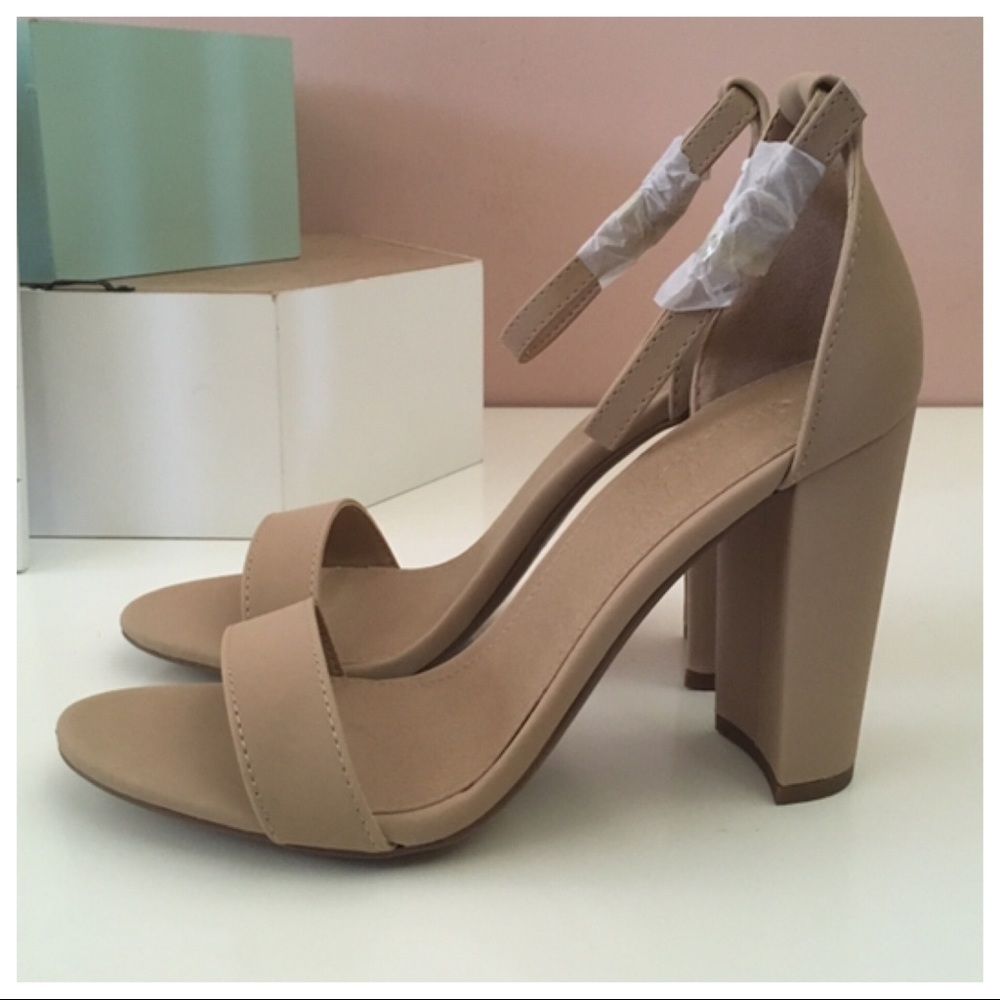 Charlotte Russe Nude Dress Sandals - Picture 4 of 7